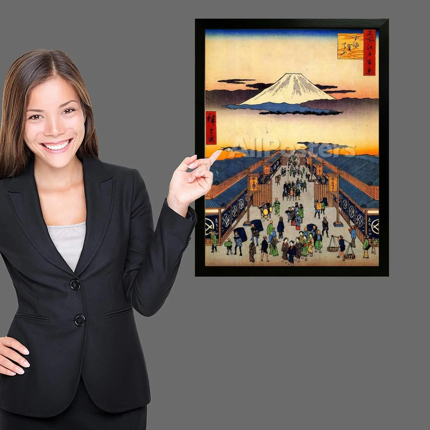 Югава хирошиж художник холст художественный постер и настенная картина печать