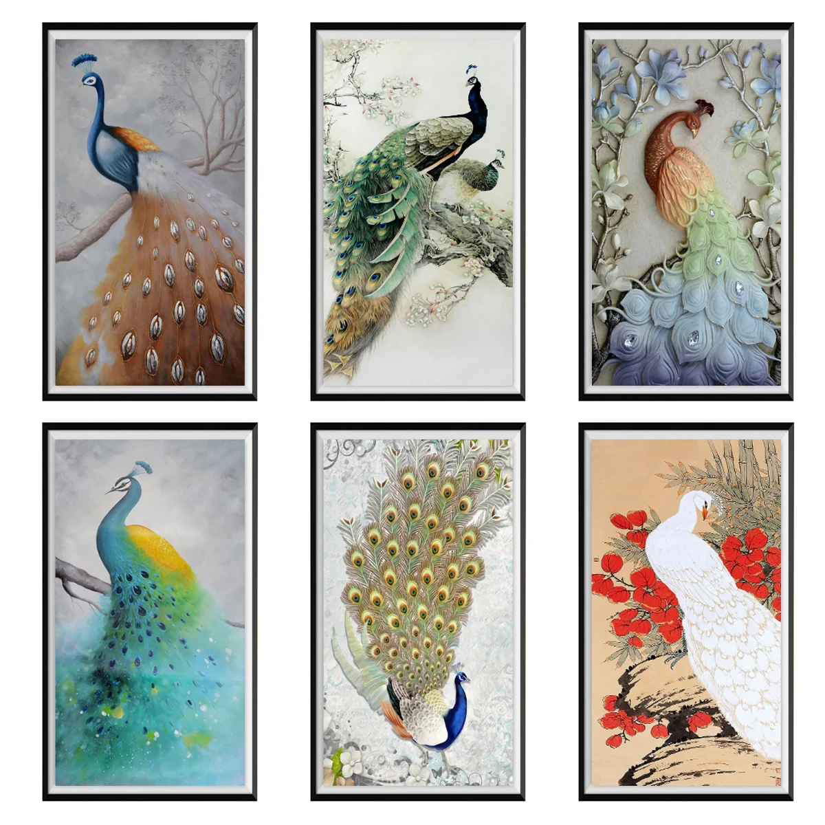 

5d Diy Diamond Painting Animal Peacock Cross Stitch Kit Handmade Gifts Home Decoration Crafts Support Private Customization