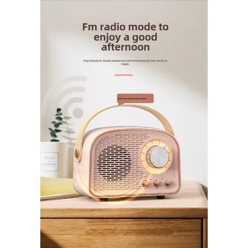 Ретро мини-динамик Bluetooth DW21 классический музыкальный плеер звуковой стерео