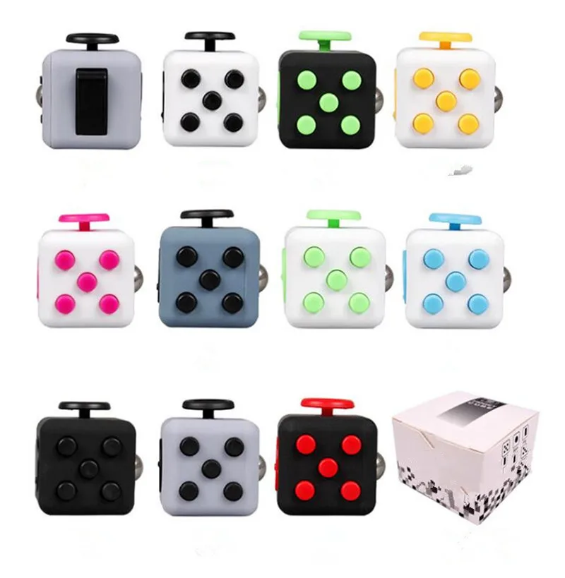 

Fidget Toy cube For Cubes Anti-Stress Relief Decompression Dice Toys Autism Adhd Toy Kid Anxiety Relieve Adult Fingertip Toys