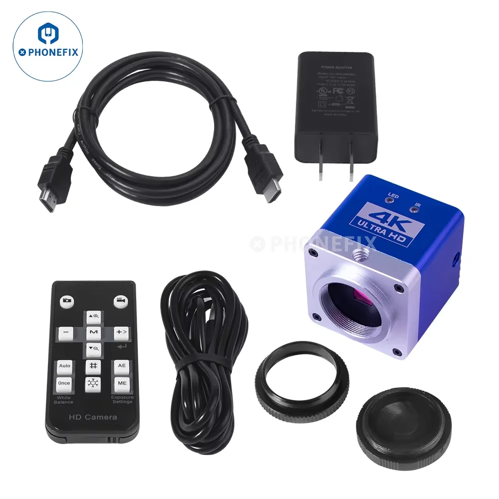 

3840*2160 4K 30FPS HDMI камера для микроскопа 60MP USB Type-C выход цифровая промышленная камера лупа чип печатная плата сварка ремонт телефона