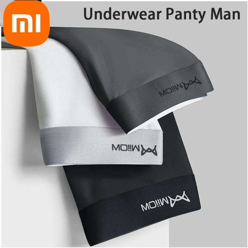 

Xiaomi Mijia 3PCS Underwear Panty Man Boxer Shorts Ice Silk Original xiaomi Lot Panties Breather Graphene Underpants