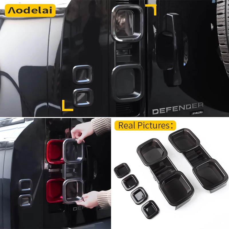 Для Land Rover 20-25 Defender 90 110 130 Автомобильный задний фонарь крышка стоп-сигнала широкая