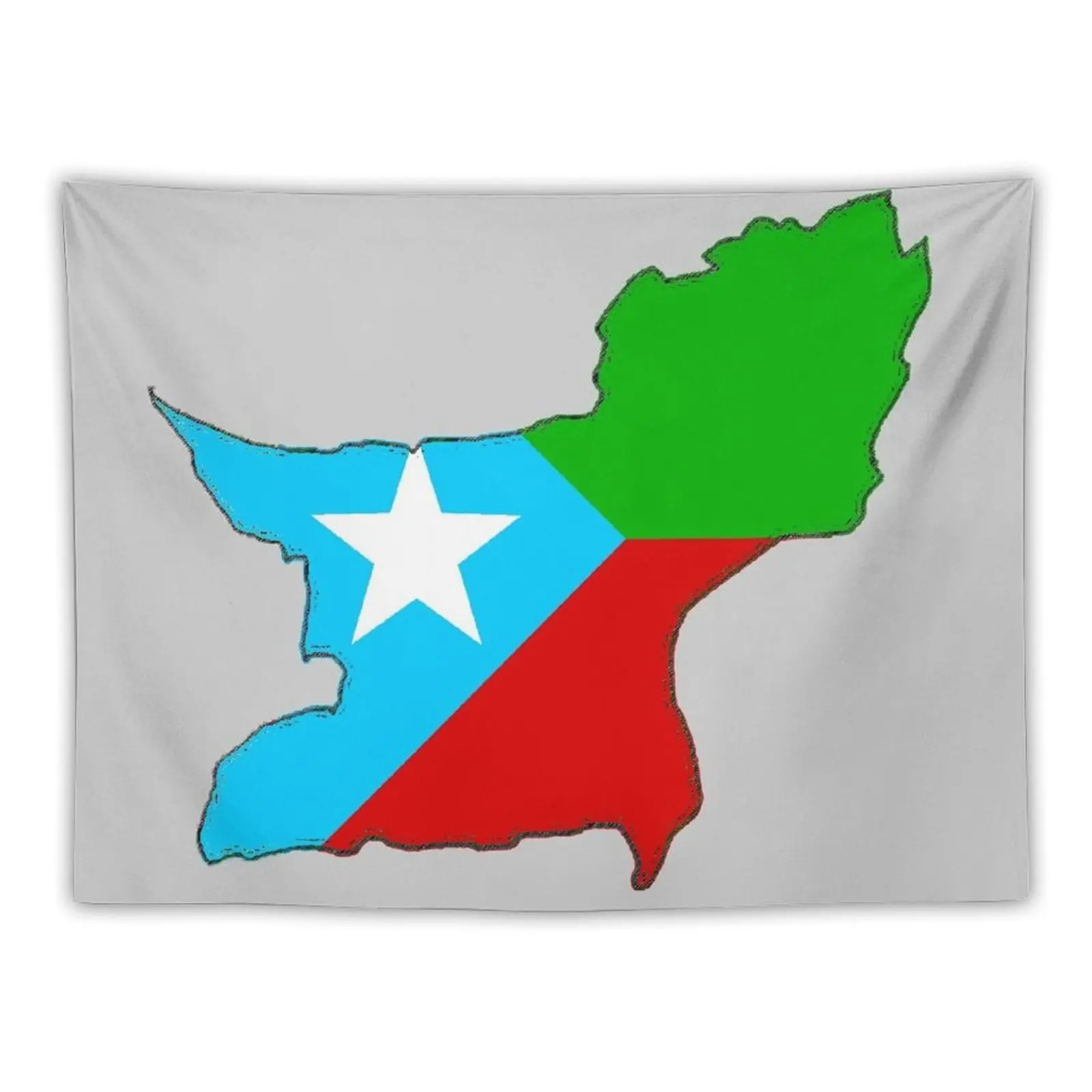 Карта балочустана с милой флагом гобелен декор для ванной комнаты на стене