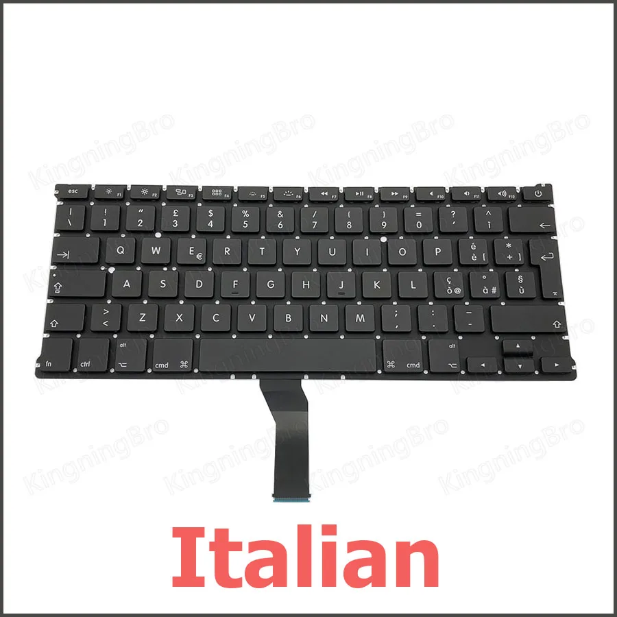 5 шт./лот новая сменная клавиатура для Macbook Air 13 &quotA1369 A1466 итальянская Клавиатура 2011