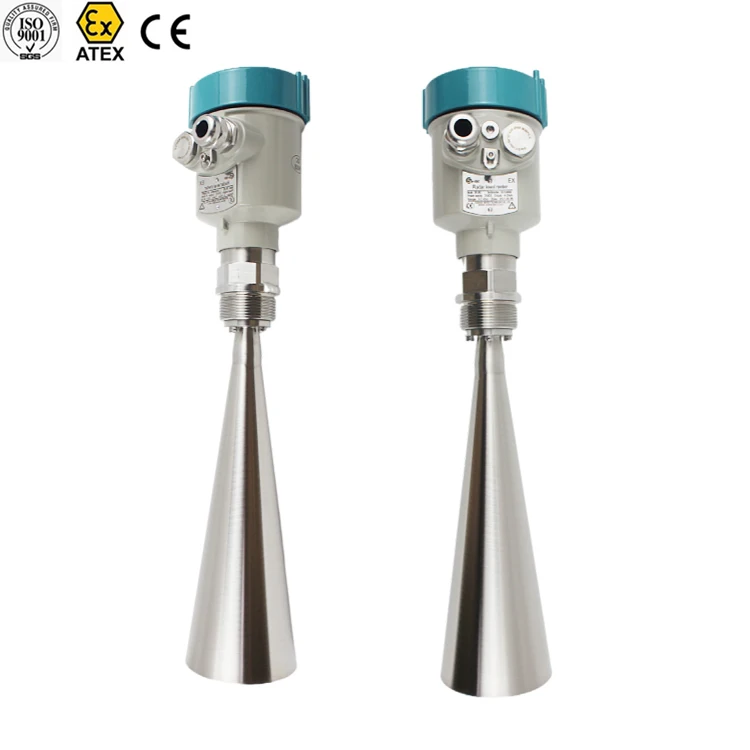 

26GHz Radar Level Meter Radar Liquid Flange Level Gauge Transmitter Cement Silo Radar Level Sensor