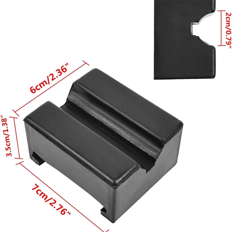 Автомобильный подъемник подставка резиновая накладка адаптер с прорезями рельс