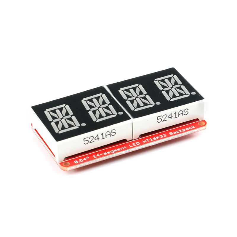 Светодиодный дисплей 0 54 дюйма 4-битный цифровой модуль-трубка HT16K33 I2C IIC