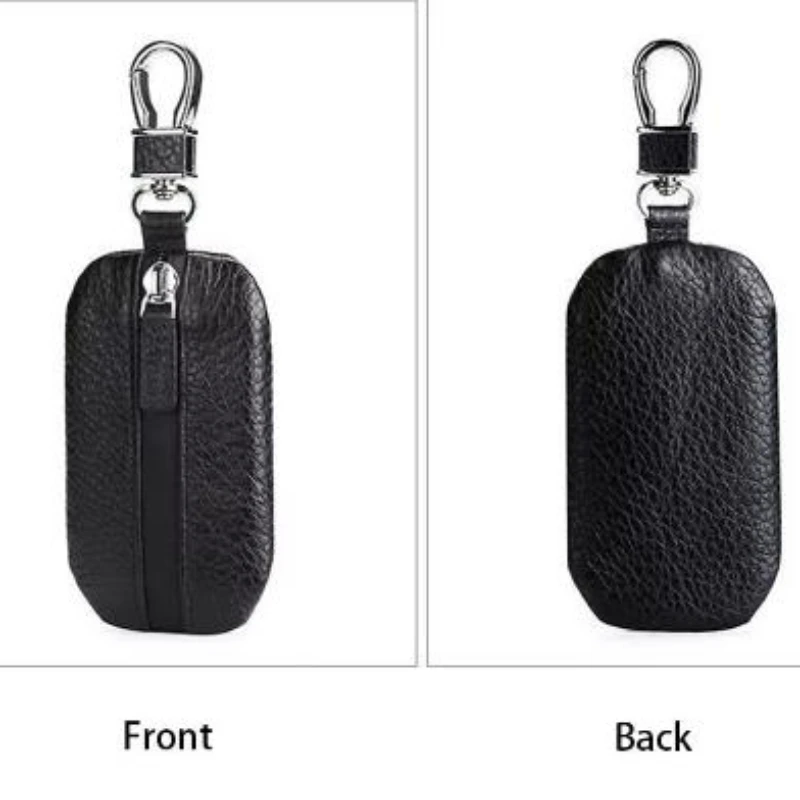 1 шт. креативная кожаная сумка для ключей от автомобиля оснащенная