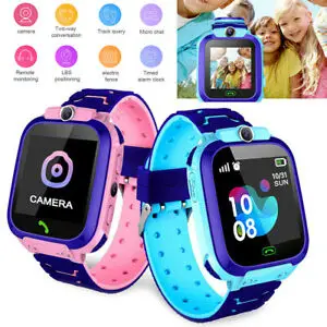 

Kids Tracker Smart Watch Phone GSM SIM Alarm Camera SOS Call Boys Girls UK