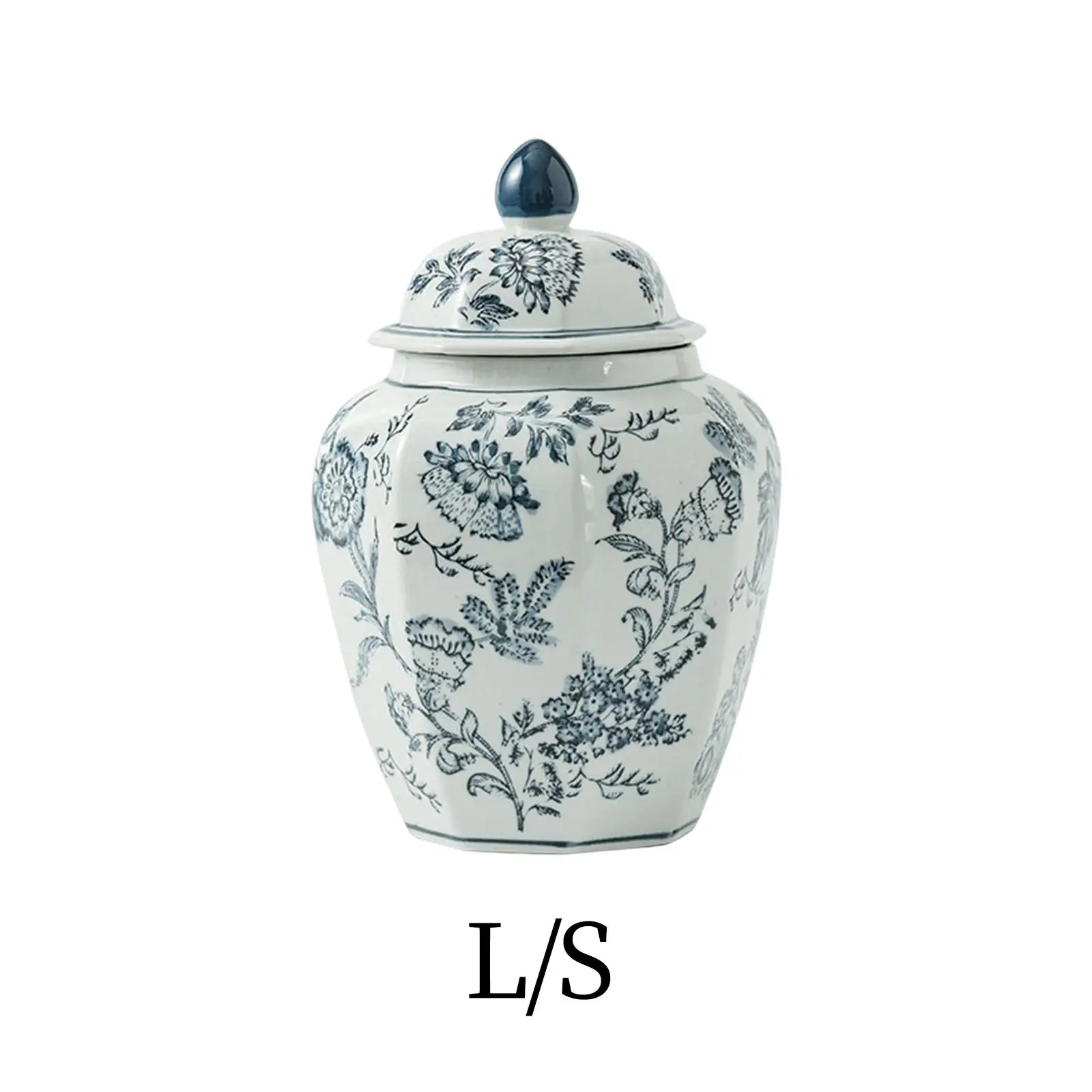 

Фарфоровая банка имбиря, глянцевая с крышкой, емкость для хранения, керамическая ваза для цветов для украшения