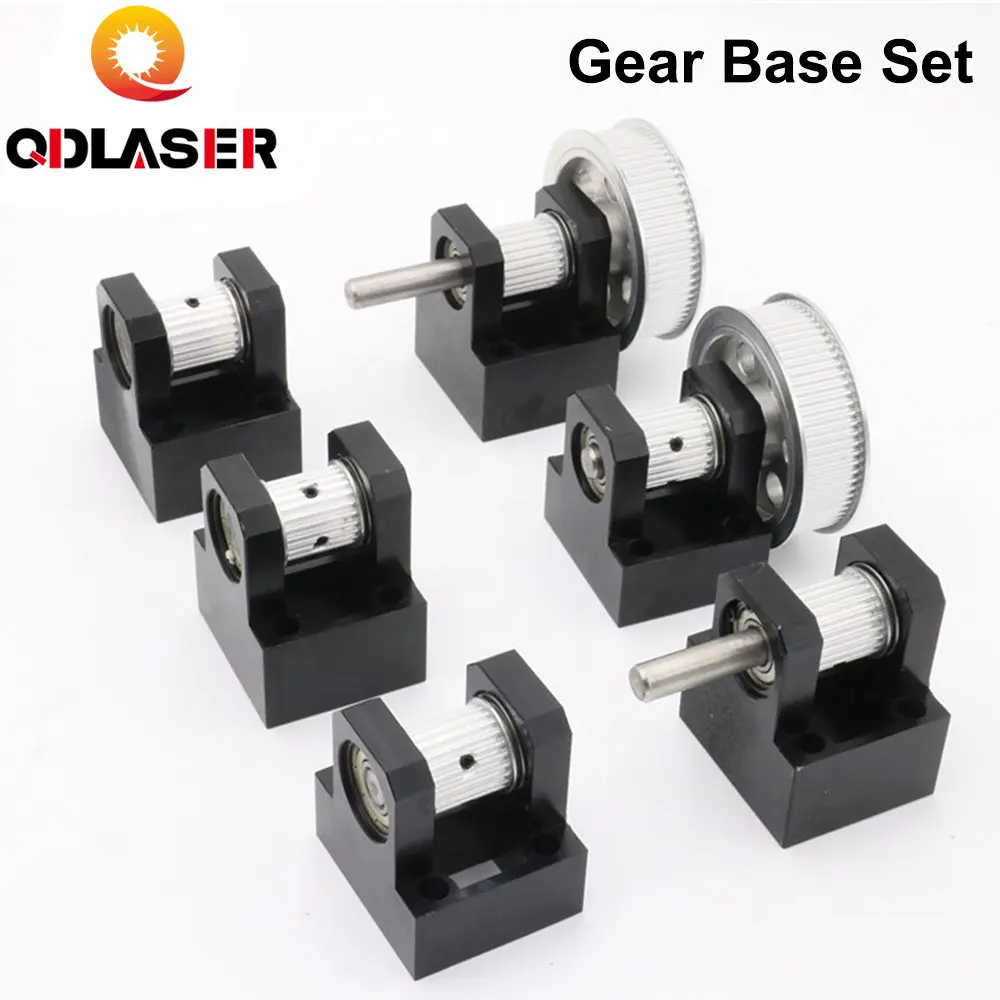 

QDLASER LC Gear Base Set Machine Mechanical Parts for Laser Engraving Cutting Machine