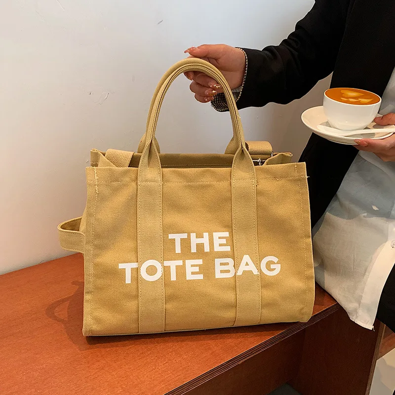 Luxury Designer The Tote Bag For Women Large Capacity Canvas Handbags Female Hand Shoulder Messenger Bags Lady High Quality 2023