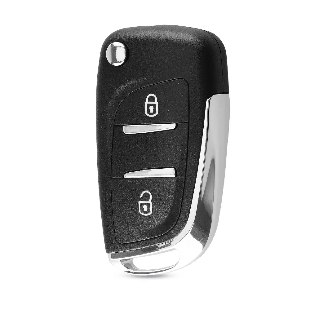 Чехол для Citroen C2/C3/C5/C6/C8 модифицированный складной чехол с 2 кнопками и