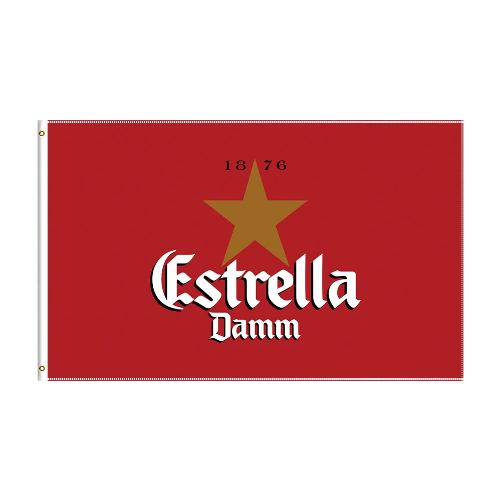 

3x5Ft Estellas Flag Beer Printed Banner For Decor