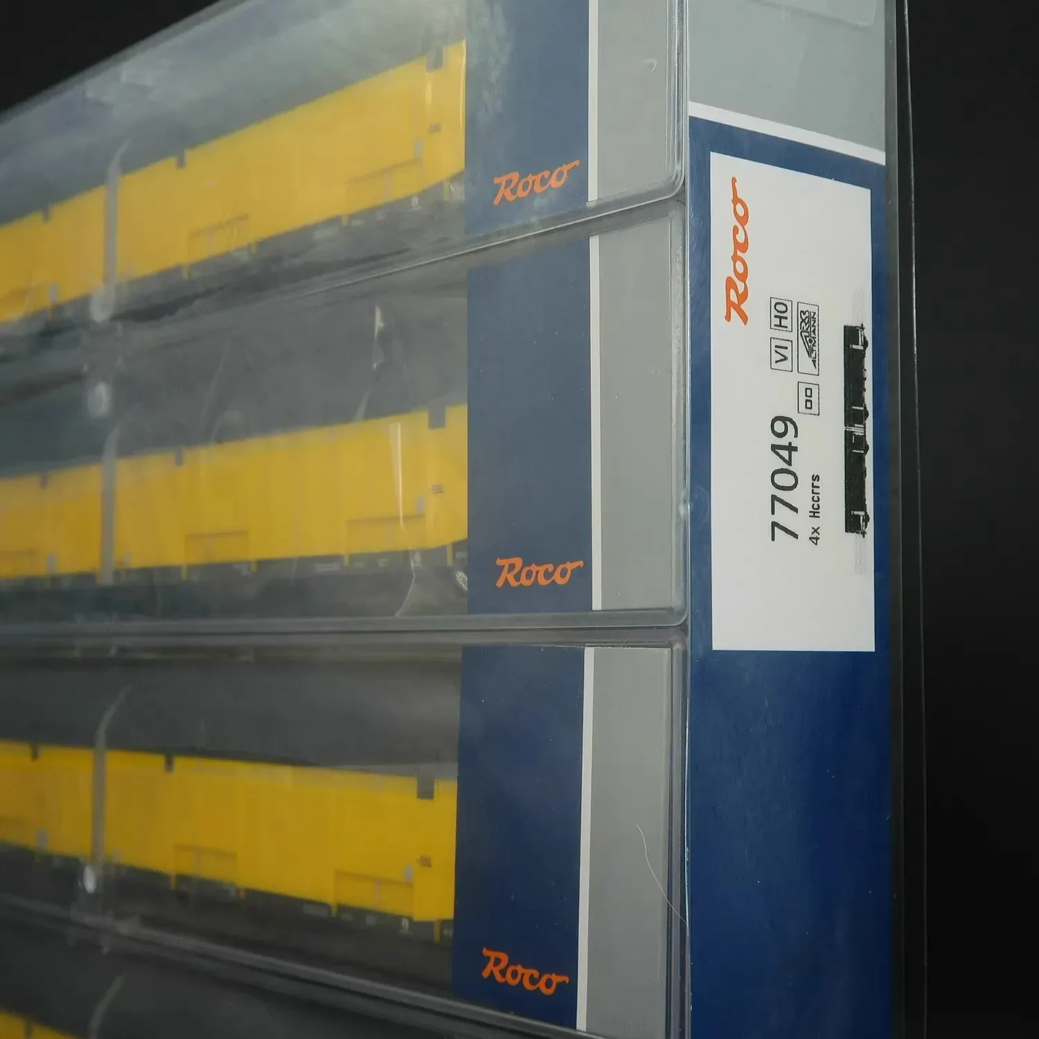 ROCO HO 1/87 модель поезда 77049 шарнирная бесшовная каретка четырехсекционная игрушка