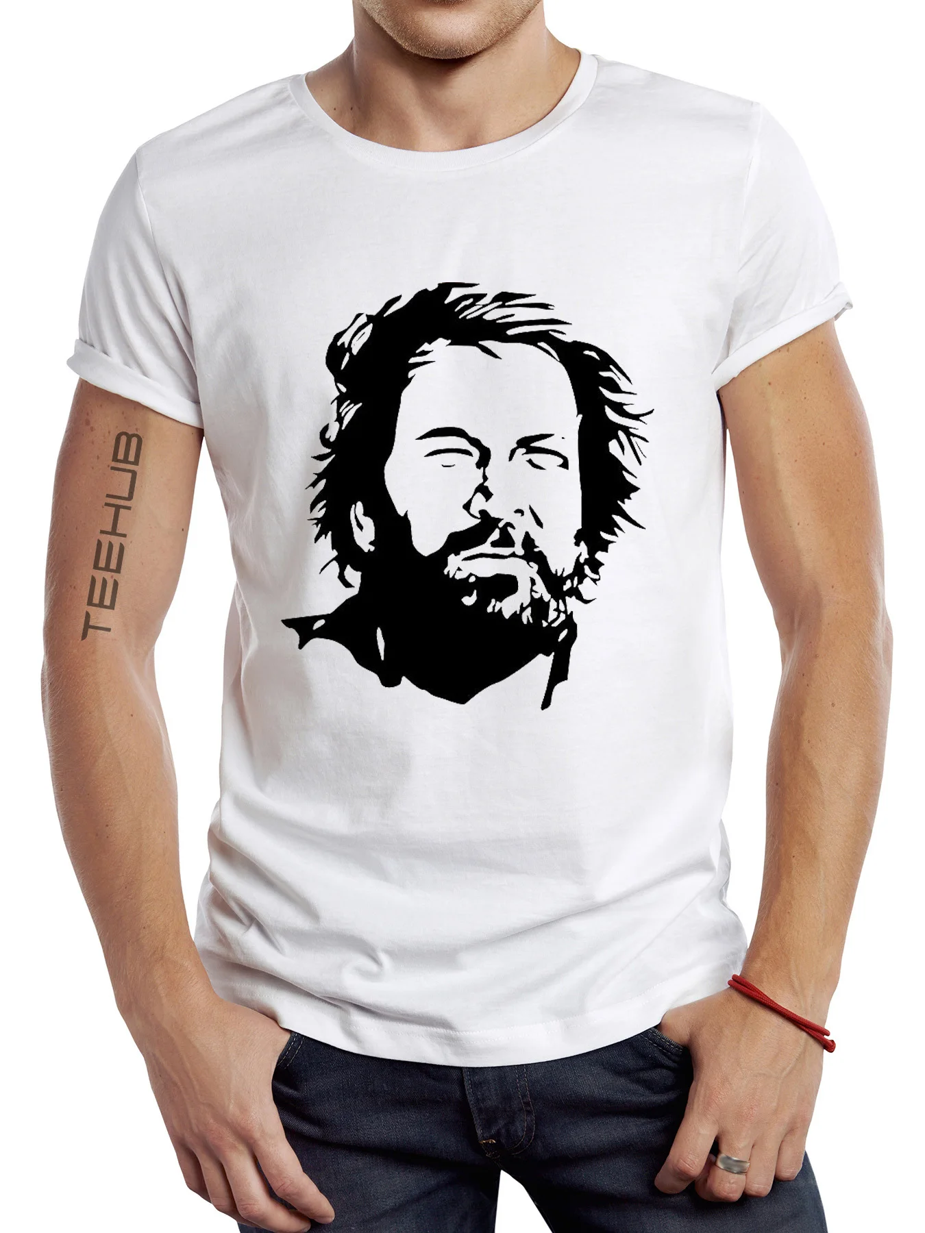 2024 новейшая мужская модная футболка с принтом Banana Joe Bud Spencer топы короткими