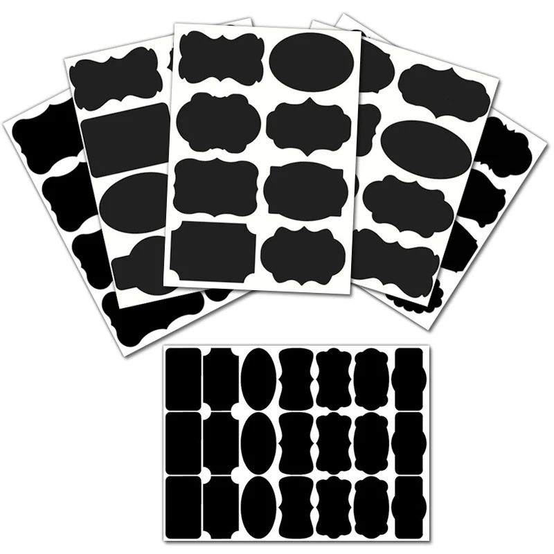 48 шт./компл. специй наклейки Наклейка для кухни банка Водонепроницаемый доске