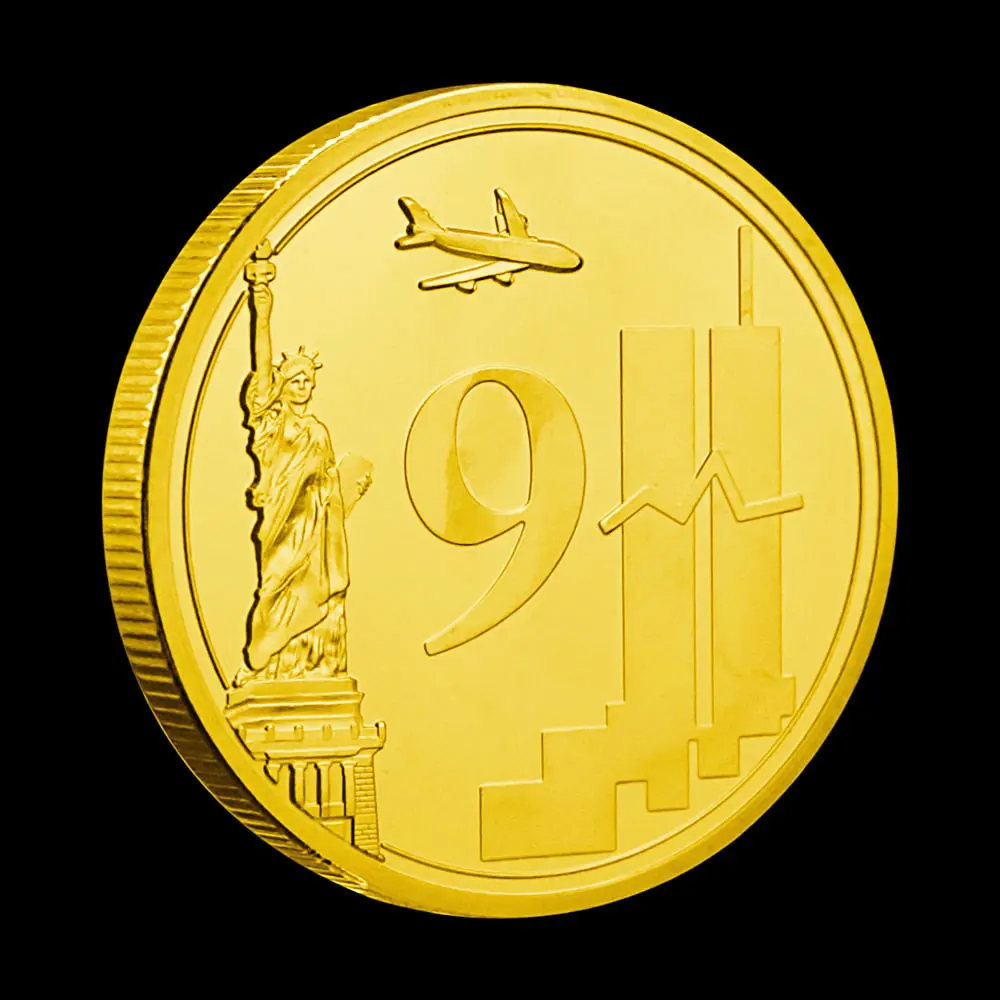 Коллекция сувенирных сувениров с позолоченными монетами 20 юбилей 2021 Всемирный