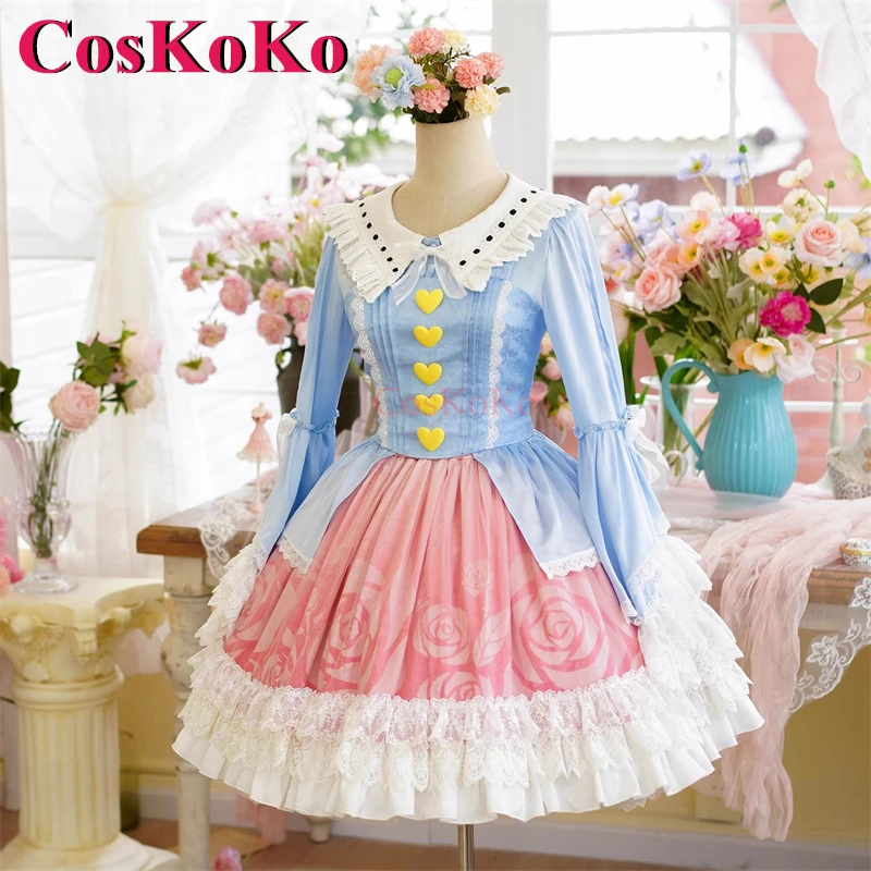 CosKoKo Komeiji Satori Косплей Touhou Project Костюм Элегантное великолепное милое торжественное