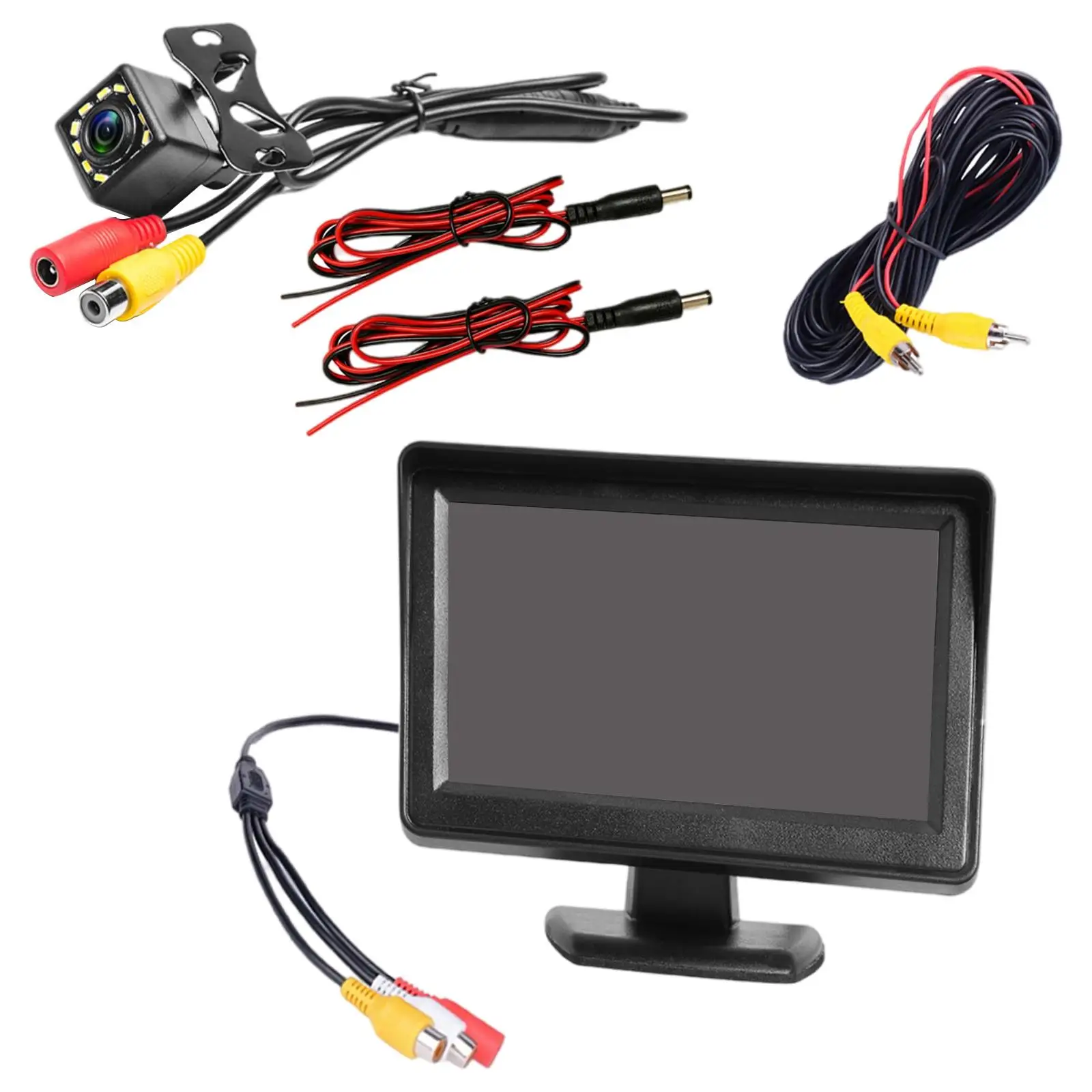 

Car Rear View Monitor 4.3 inch Backup Screen Waterproof for Truck Parking