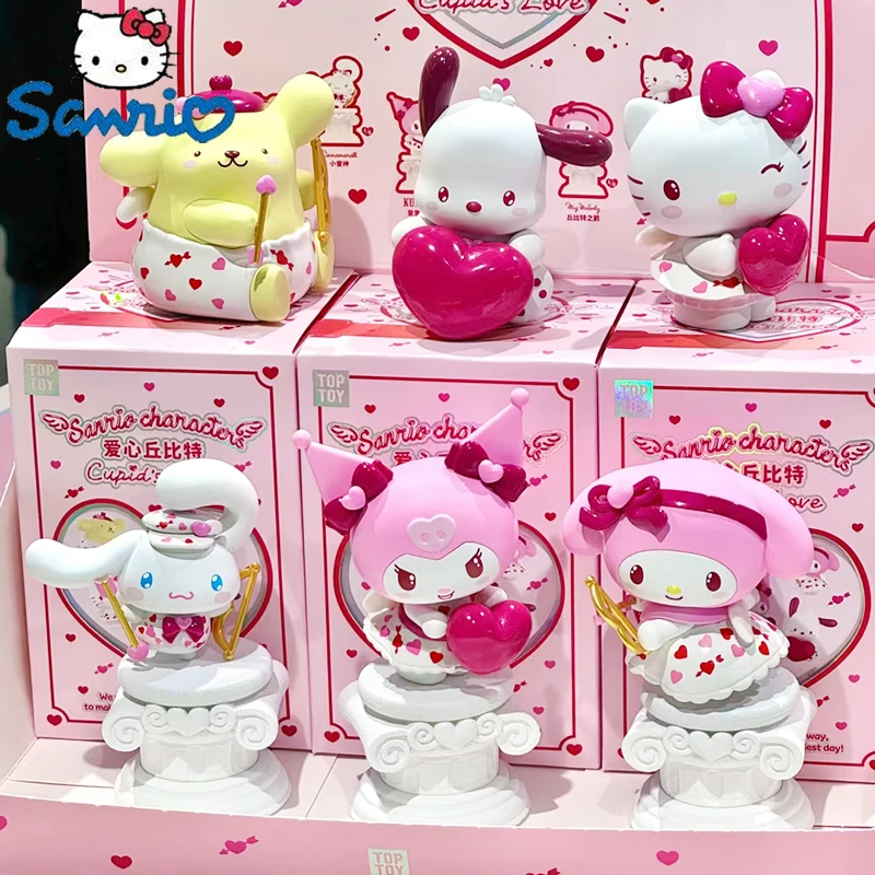 Фигурка Toptoy на День святого Валентина Love Cupid Series Pochacco Cinnamoroll Kuromi Melody Pompom Purin Hellokitty