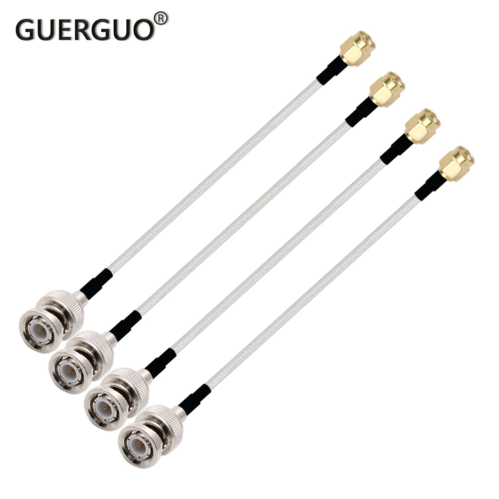 

10PCS BNC to SMA Cable RG316 50 Ohm Pigtail SMA Male to BNC Male Plug RF Coax Extension Cable Coaxial Jumper Cord 15CM Wholesale