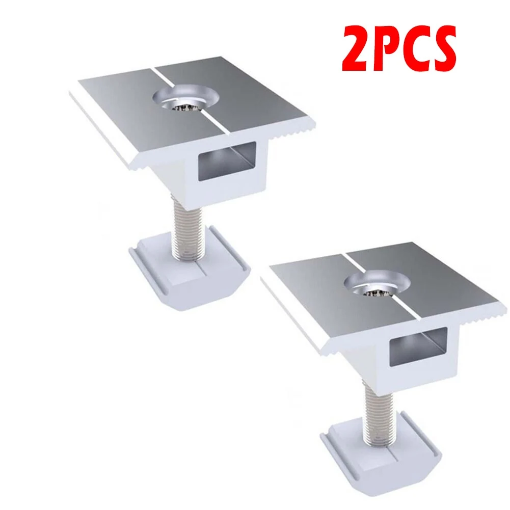 

1/2pcs Solar Panel Clamp 35-45mm For Connecting And Fixing Solar Panel On Rails Solar Photovoltaic Support Solar Power Parts New