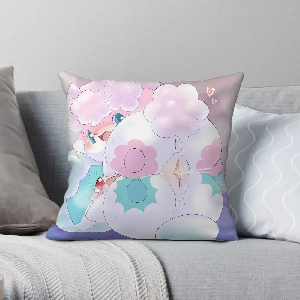 Himitsu No Cocotama Декоративные Наволочки 45x45 См Полиэстер Хлопок Жаккардовый Клетчатый