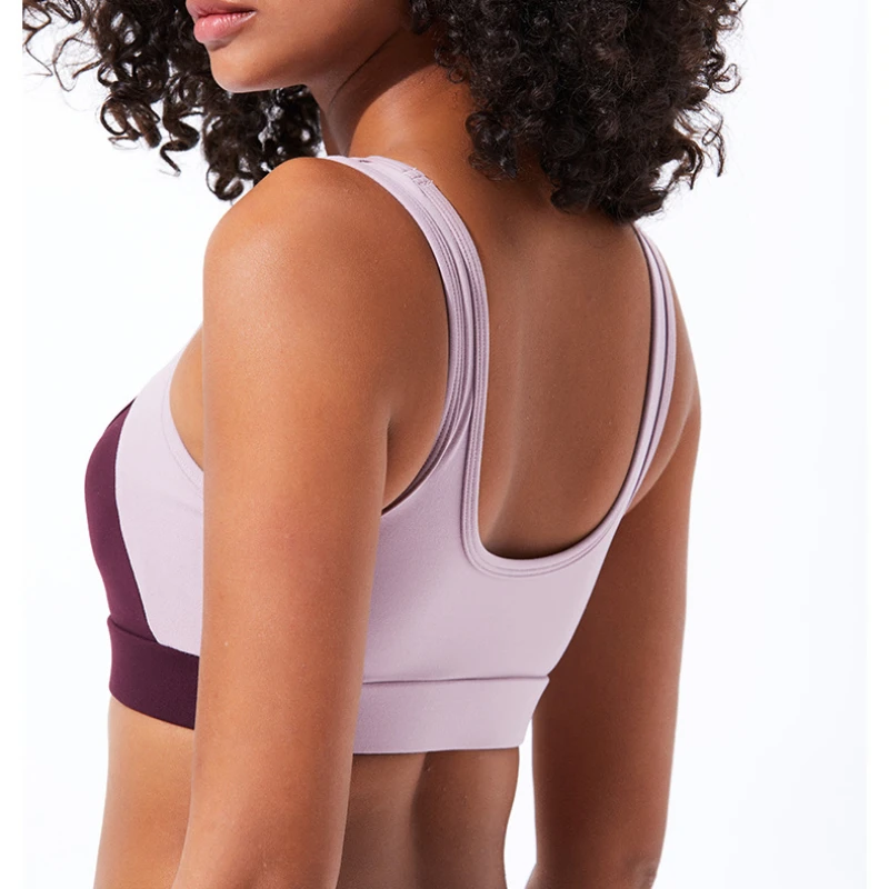 Fashion Women Sets Sports Yoga Suit  Running FitnessTight Peach Hip Contrast Color High Waist LiftUnderwear Shorts