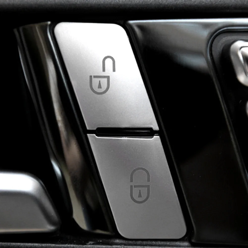 

12pcs/set Accessories ABS Styling Button Sticker Decoration Adjustment Duarble Car Seat Cover Easy Install For Benz A B E Class