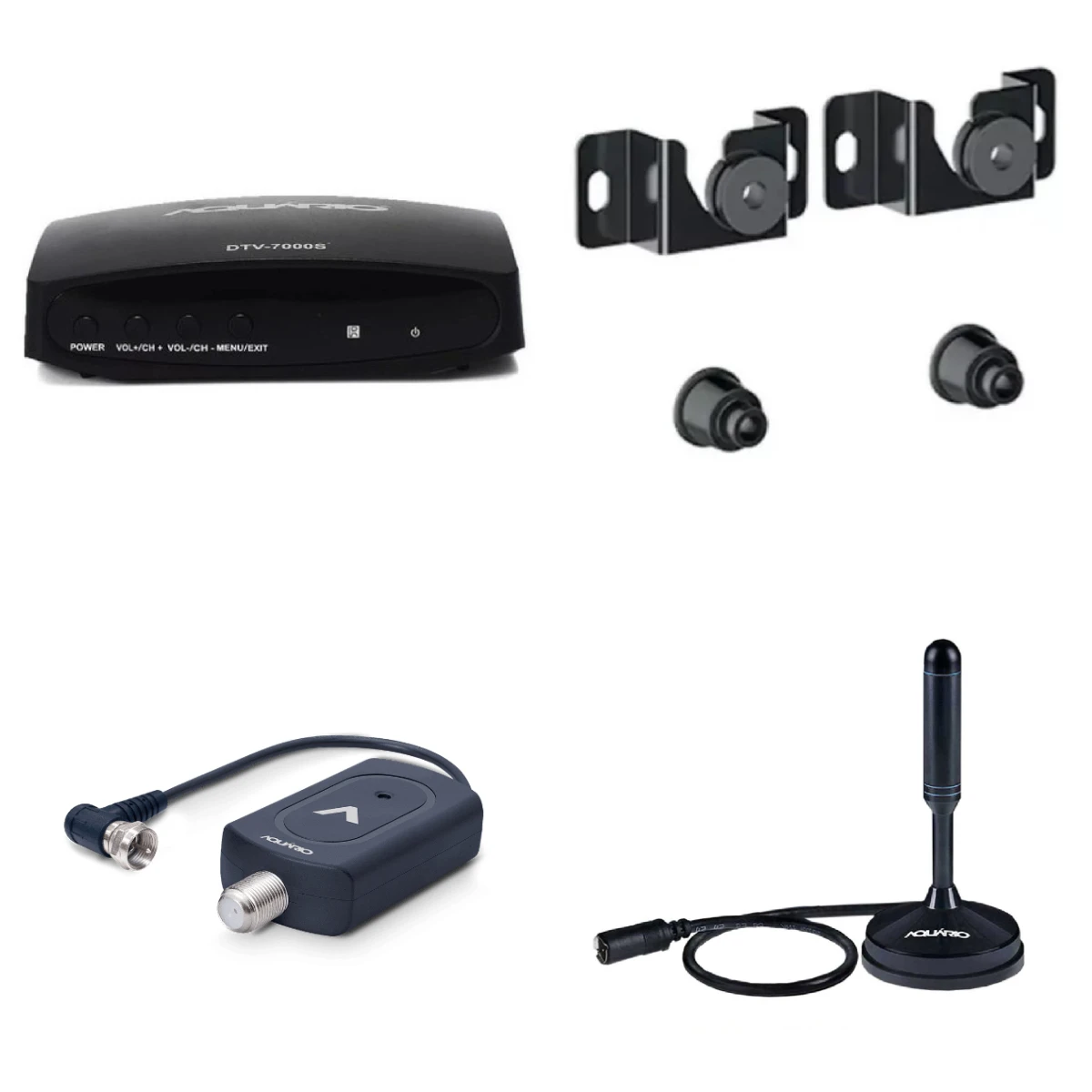 

Signal Amplifier Kit + Support Tv + Antenna + 4K Converter