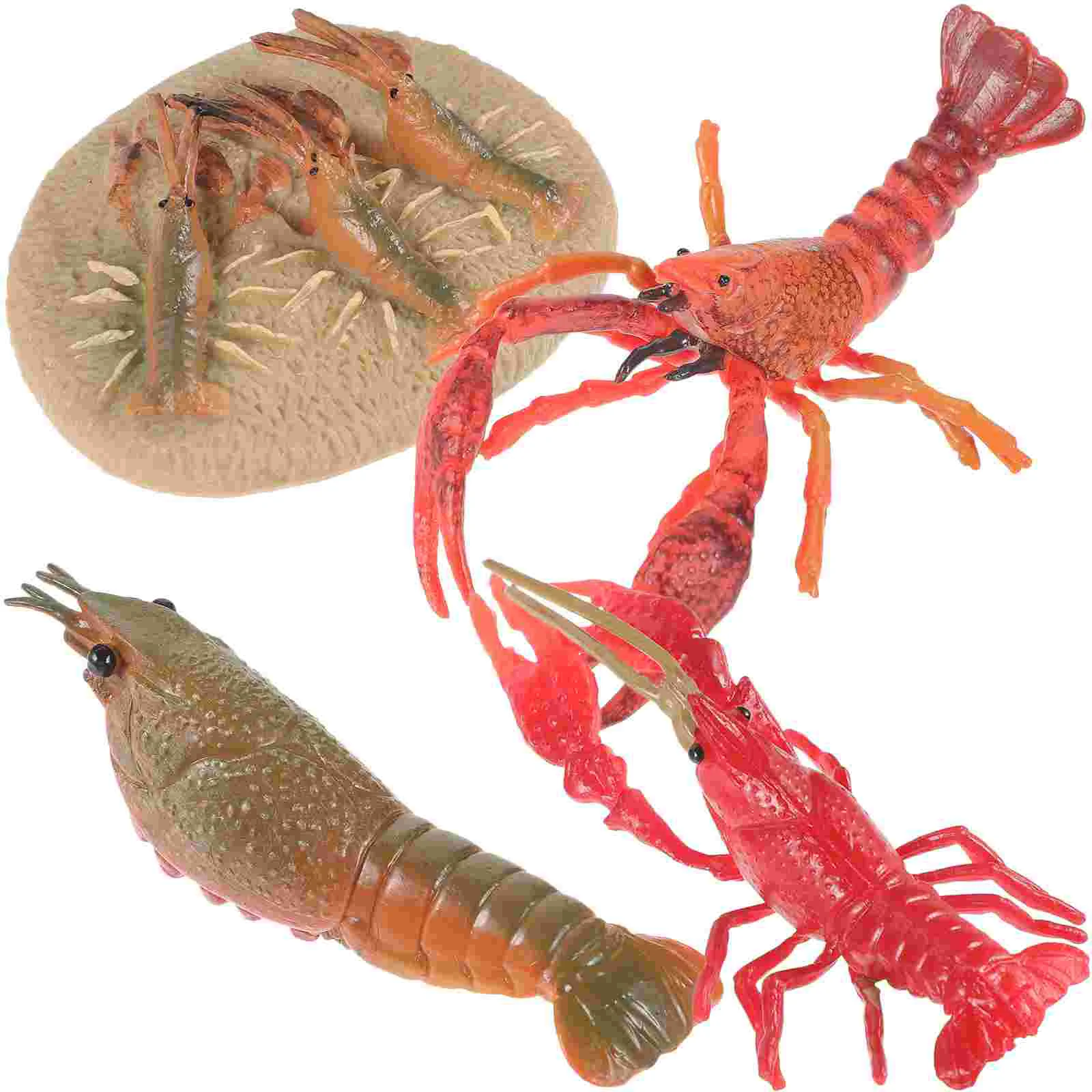 

Animal Model Lobster Figurine Toys Creative Growth Cognitive Models Simulated Playthings Educational