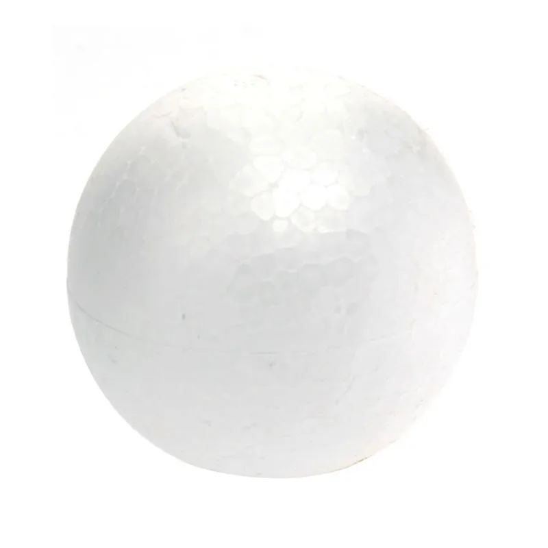 

10Pcs 4CM Christmas Decoration Modelling Craft DIY Handwork Gifts For Wedding Solid Polystyrene Foam Balls Round Spheres (White)