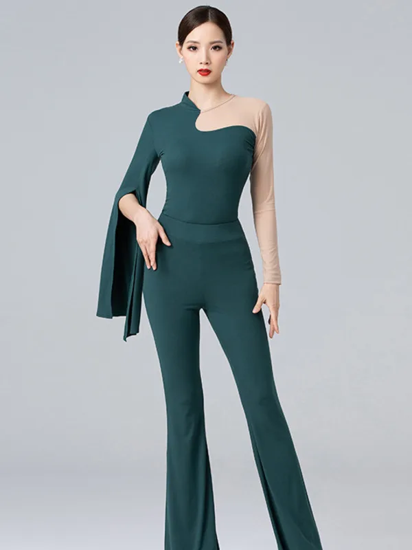 

Temperament modern dance show instructor practice clothes suit 2022 Fashion body clothes female etiquette training clothes