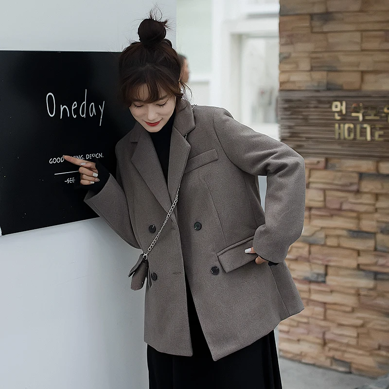 

Jacket women's V-neck long-sleeved all-match casual and comfortable cardigan short jacket spring and autumn buttons