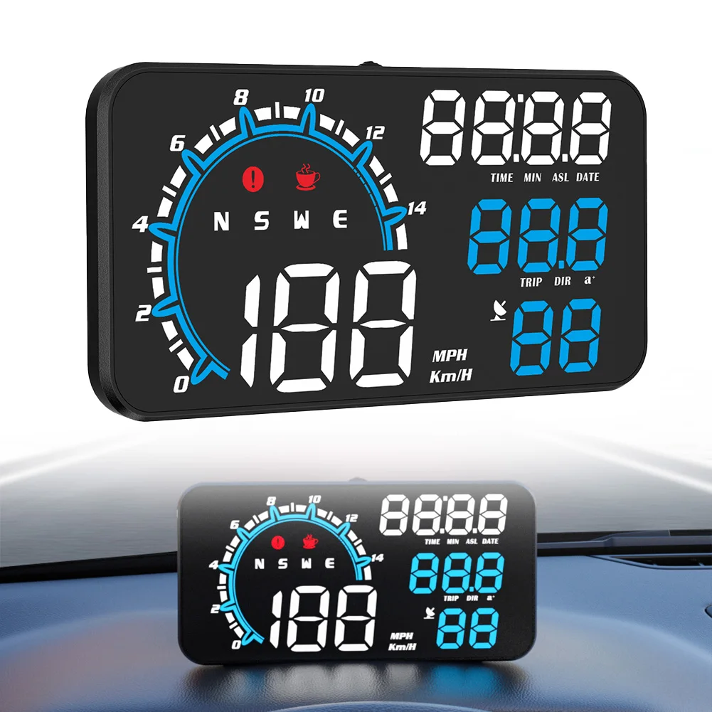 

Car Digital Speedometer Universal GPS Car HUD Head Up Display MPH Overspeed Alarm High Quality Head Up Display Auto Electronics