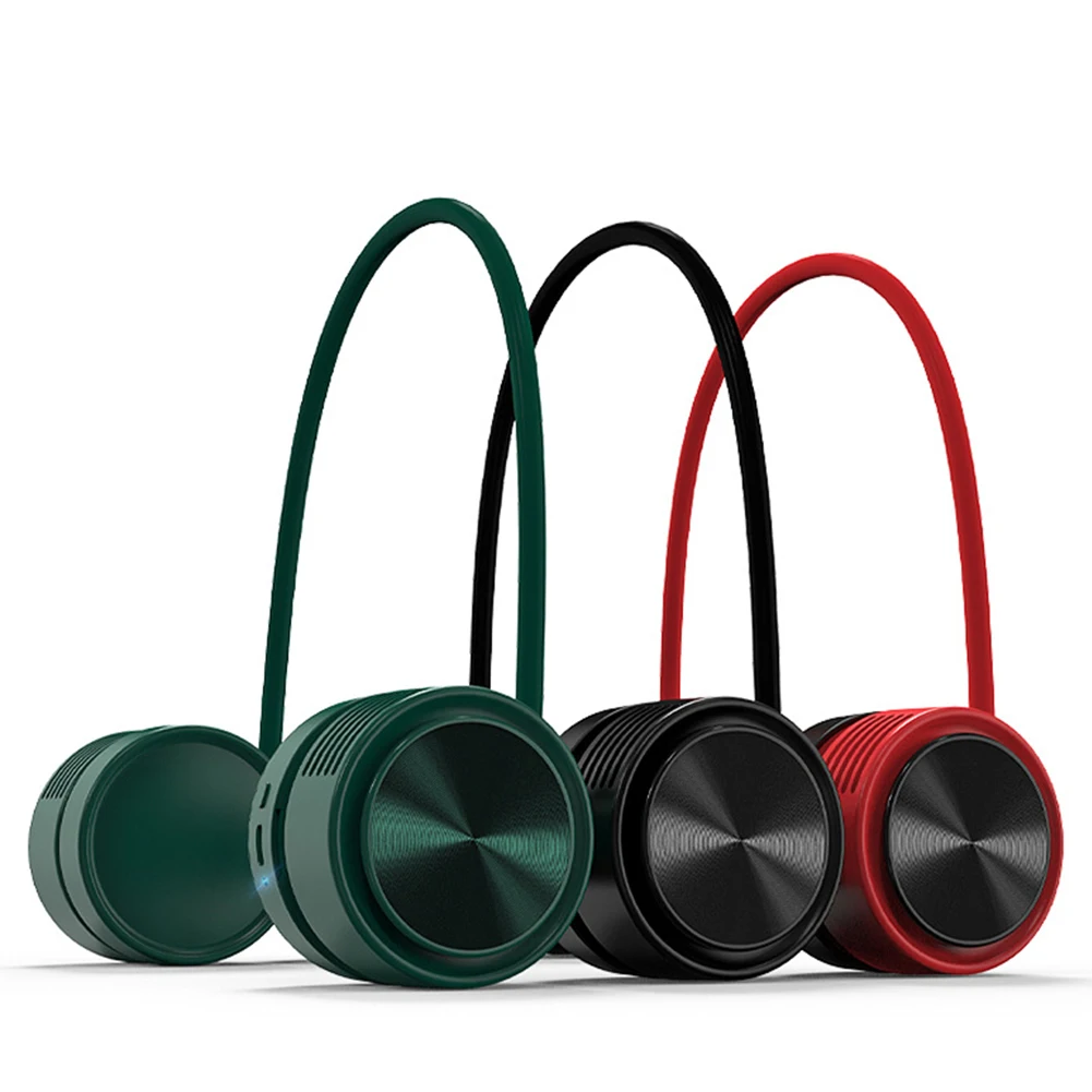

Neck Fan Portable Bladeless Fan 360° Cooling 3 Speeds Adjustment Headset Design USB Rechargeable Hanging Neck Fan for Running