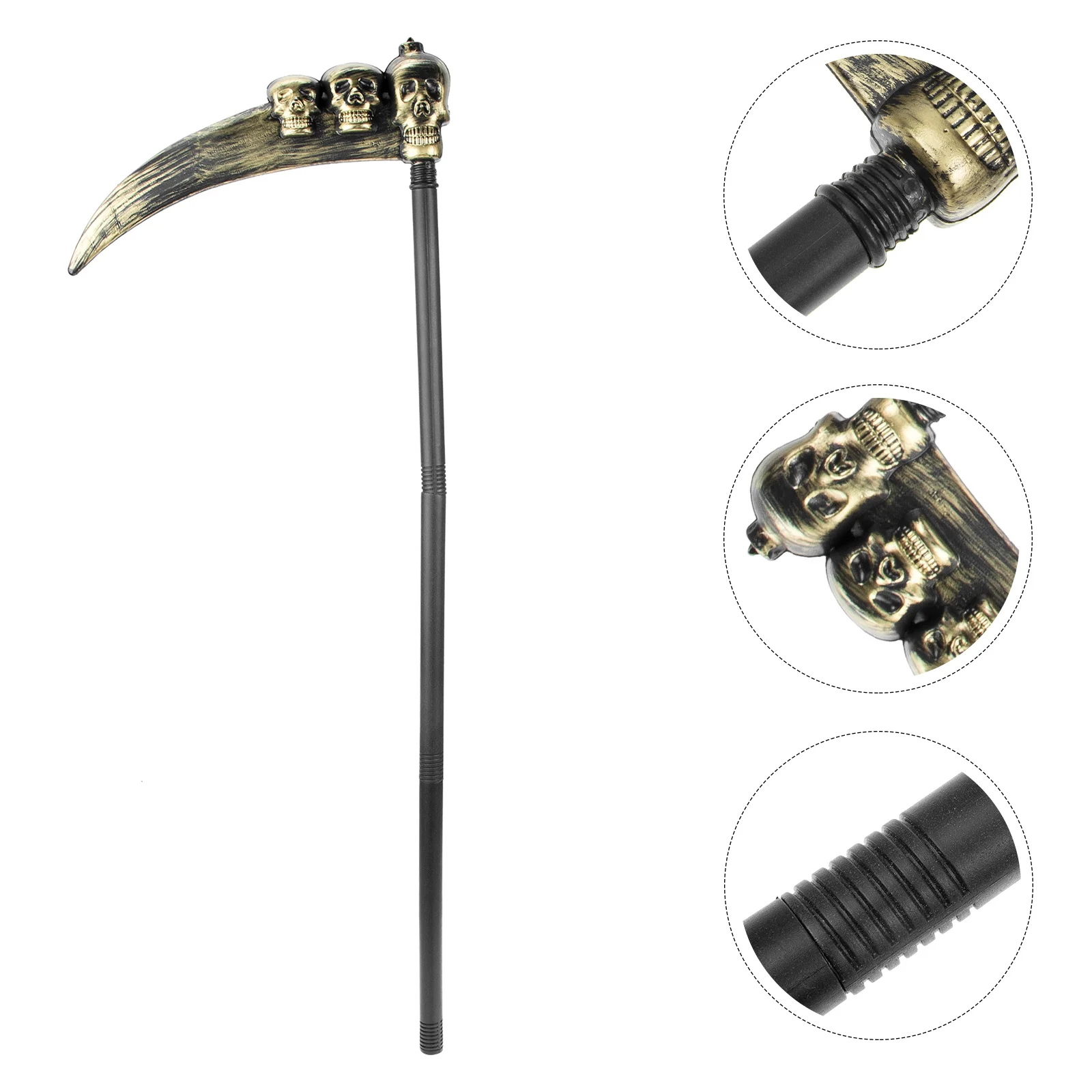 Моделирование черепа мрачный реквизит для Хэллоуина вещи подростков коса