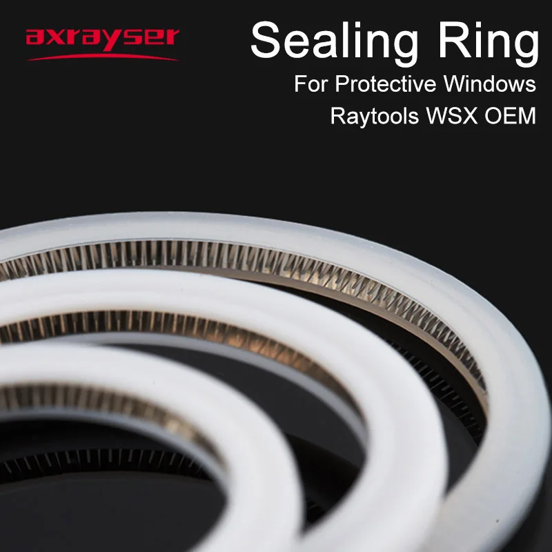 Axrayser Laser Sealing Ring For Raytools WSX Fiber Cutting Head Protective Windows Lens O-Ring Stainless Steel Spring Washer