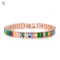 popular girls bracelet geometric temperament multicolor rhinestones bracelet chic bracelet women bracelet