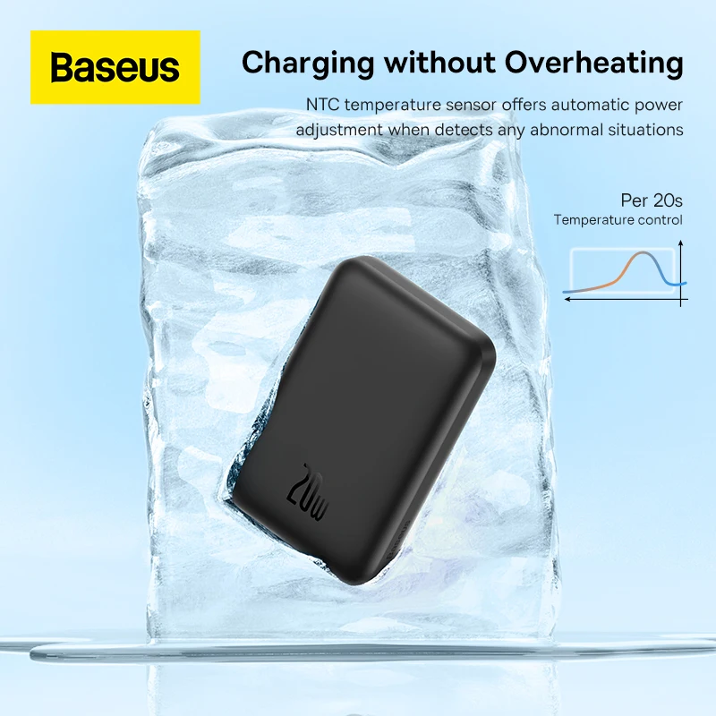 Baseus magsafe Power Bank 6000 мАч 20 Вт Беспроводное зарядное устройство для телефона Внешняя
