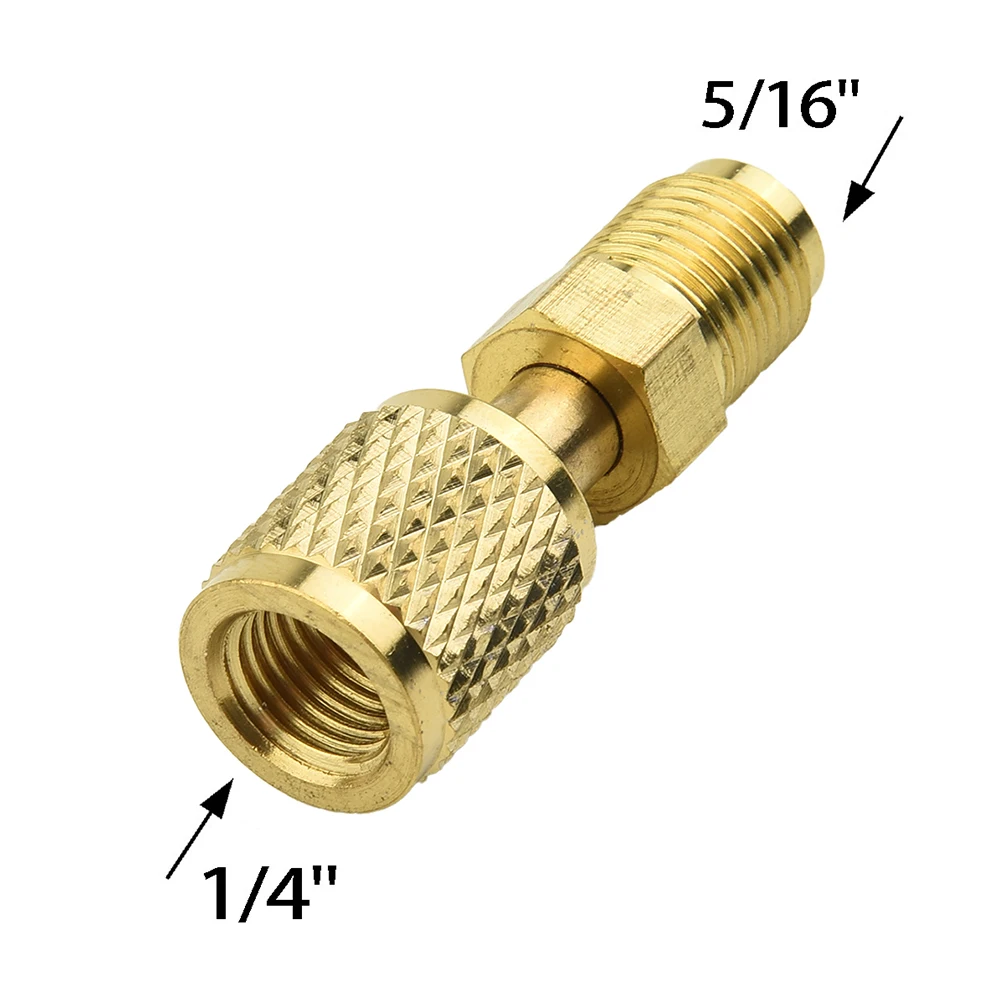 

M 5/16 X F1/4 SAE Adapter Business & Industrial Adapter Male Anti-aging For R32 R410a High Quality