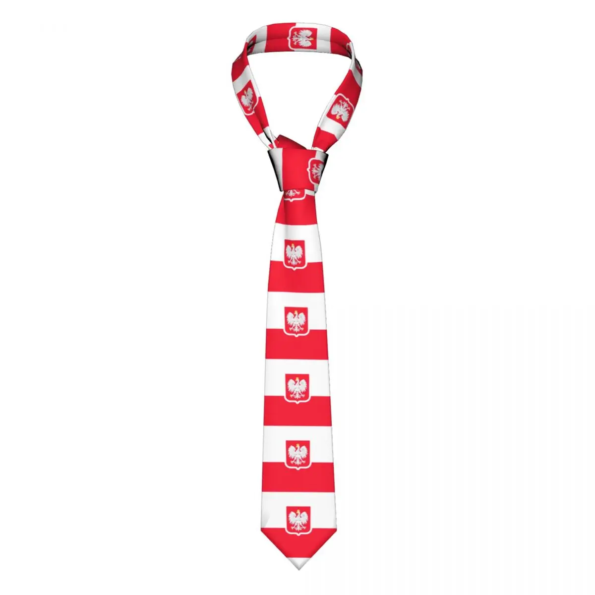 

Polska Flag Neckties Men Women Fashion Polyester 8 cm Wide Polish Poland Neck Ties Daily Gravatas Wedding Accessories Business