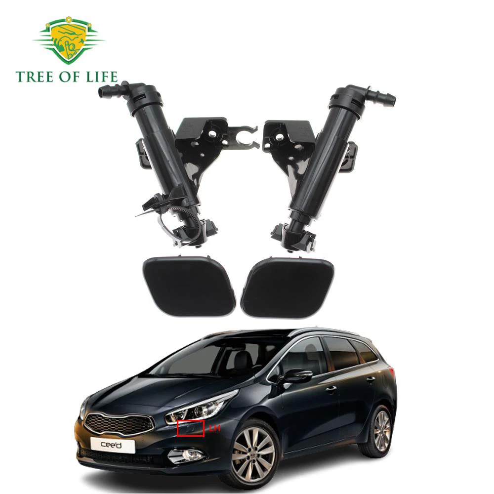 

For KIA CEED 2012 2013 2014 2015 2016 2017 Front Bumper HeadLight Lamp Washer Spray Nozzle Cleaning Pump Actuator with Cover Cap