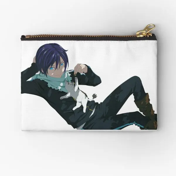 

Noragami Yato With Uesama Zipper Pouches Coin Pocket Small Key Underwear Men Bag Storage Pure Women Socks Packaging Money