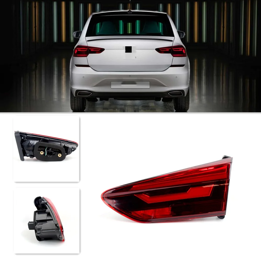 Right Inner Side For VW Polo sedan 2020 2021 Rear Halogen Light Tail  Lamp With LED Bulbs