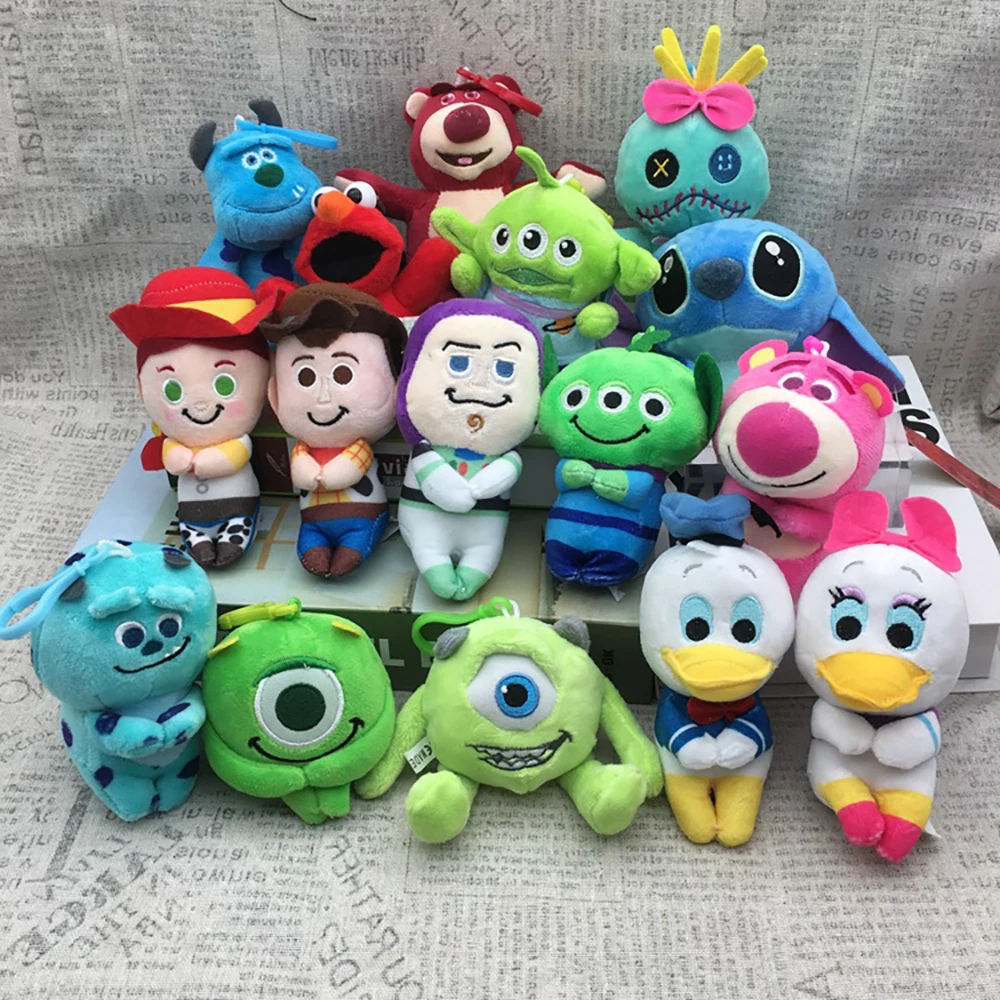 

Disney Monsters University Plush Toy 12Cm Story Alien Woody Buzz Lightyear Stuffed Plush Superior Quality Gifts for Childrens