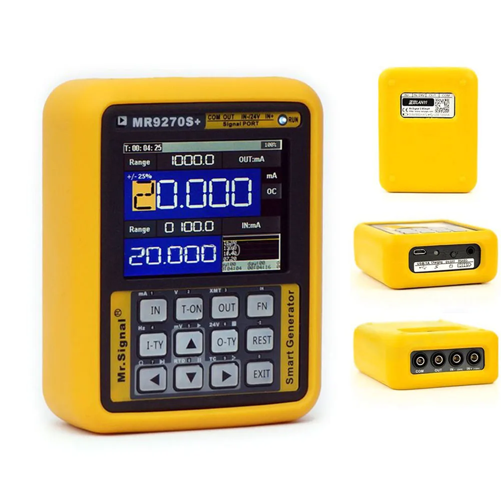 

MR9270S Signal Generator PT100 Analogs Voltage Current Calibrator Nylon Sheath RS485 Adapter For Electronic Measuring