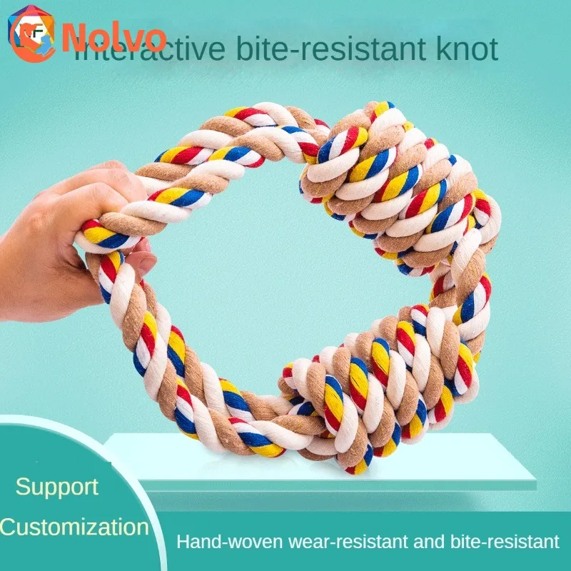 Bite Molar Tooth Rope Dog Toy For Large Dogs Rottweiler Dog 